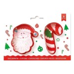 Dortisimo Sada vykrajovátek Santa a cukrová hůlka (2 ks)