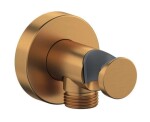 DURAVIT - Příslušenství Sprchové kolínko s držákem, kartáčovaný bronz UV0630009004