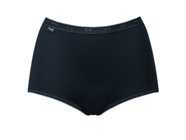 Dámské kalhotky Basic+ Maxi 3P - BLACK - černé 0004 - SLOGGI BLACK 46