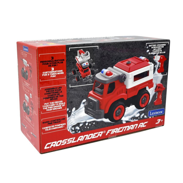 Lexibook hasičské auto 3 v 1 s elektrickou vrtačkou - Alltoys Lexibook