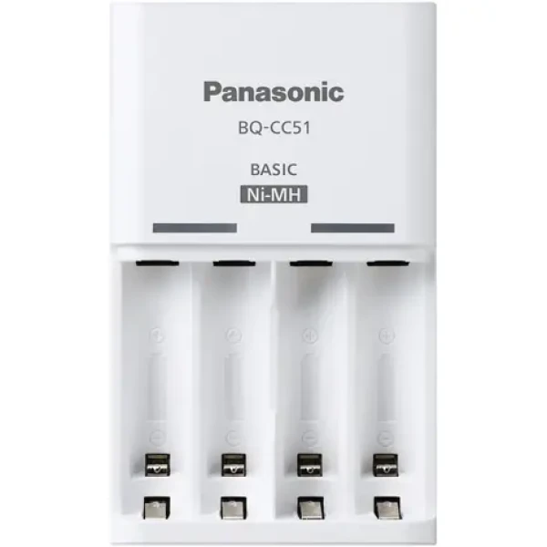 Panasonic Eneloop CC51E / Nabíječka baterií / AA / AAA / 100-240 V / LED indikace