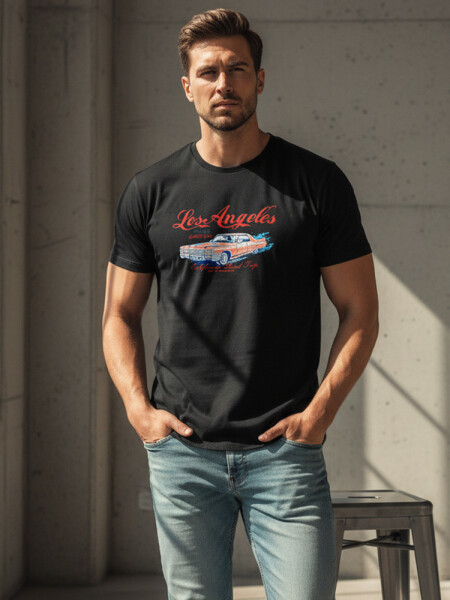 Pánské tričko s potiskem Los Angeles NX055R M