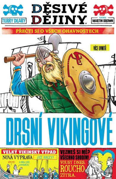 Děsivé dějiny - Drsní Vikingové - Terry Deary
