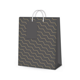 Dárková taška velká - Geometrické vzory (26 × 12,7 × 32,4 cm) - Albi