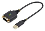 StarTech adaptér USB-A na RS232 DB9 0,3 m černá / Redukce USB na sériový port / FTDI FT232R (1P1FFC-USB-SERIAL)