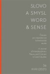 Slovo a smysl 36/ Word & Sense 36