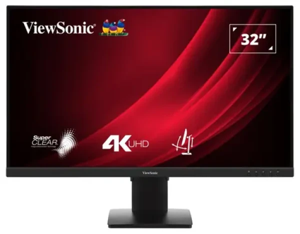 32" Viewsonic VG3208-4K černá / Monitor / VA / 3840 x 2160 / 60 Hz / 4 ms / 300 cd/m2 / 2x HDMI / DP / repro / HAS (VG3208-4K)