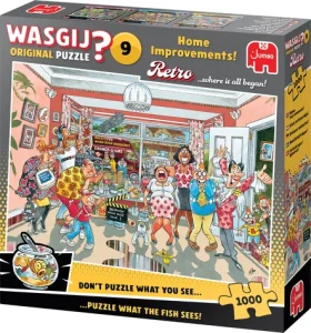 JUMBO Puzzle WASGIJ Retro Original 9: Domácí vylepšení!