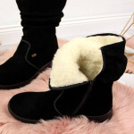 RIEKER W RKR130 zateplené kožené boty 37