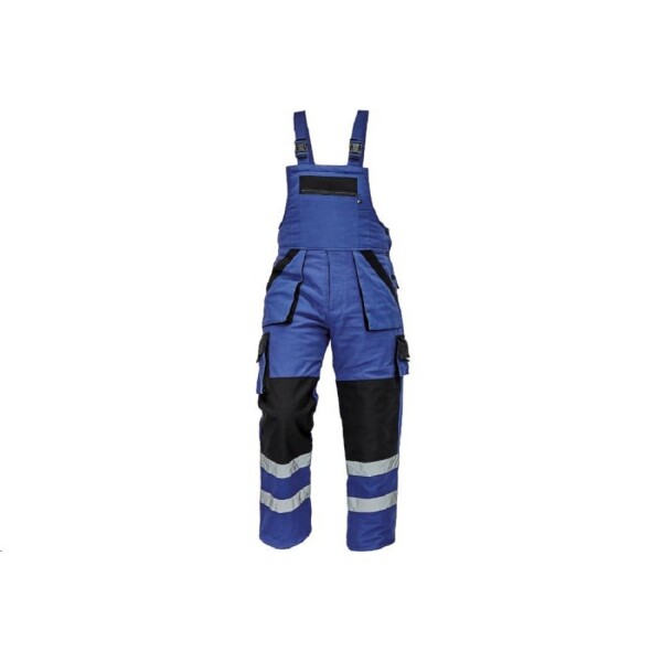 Montérkové kalhoty MAX REFLEX WINTER pánské zimní s laclem modro-černé 48 modro-černé