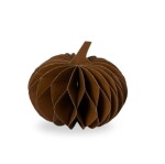 Storefactory Podzimní dekorace Dýně Lundhagen Dark Brown, hnědá barva, papír