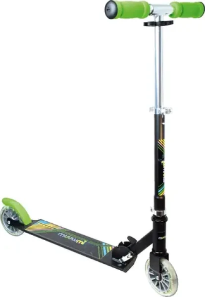 Muuwmi Neon 125mm / Skládací koloběžka / PU kola 125 mm / ABEC 5 / nosnost 100 kg (102)
