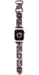 Hello Kitty Silicone Tags Graffiti růžová / Řemínek / Apple Watch 38/40/41 mm (HKAWMSDGPTP)