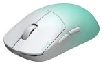 Hator Quasar 3 Ultima zelená / Herní bezdrátová myš / optická / 30000 DPI / Bluetooth 5.4 / 2.4GHz (HTM761)