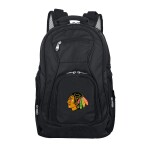 Mojo licensing Batoh Chicago Blackhawks NHL Laptop Travel Backpack - Black