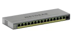 NETGEAR 16-port Gigabit PoE+ Plus šedá / Switch / 16× GbE / PoE+ 250,6 W (GS116EPP-100EUS)