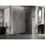 MEXEN/S - Lunar-F L sprchový kout skládací dveře pravá 100 x 80, transparent, grafit metal 836L-100-080-95-00-P