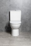 SAPHO - JALTA WC kombi s funkcí bidetu Clean Star, Rimless, spodní/zadní odpad, bílá LB402-1