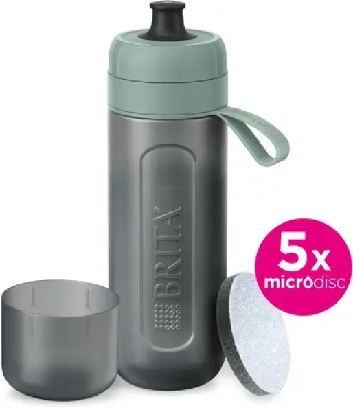 Brita Fill Go Active pastelová zelená / Filtrační láhev na vodu / 5x filtr (1059301)
