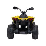 Mamido Dětská elektrická čtyřkolka Maverick ATV 2x200W žlutá