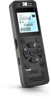 Kodak VRC 350 černá / Diktafon / 8GB / až 581 hodin záznamu / USB-C / 2x 3.5mm (VRC350)