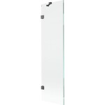 MEXEN/S - Lunar vanová zástěna FIX 50 x 150, transparent, grafit kartáčovaná 897-050-000-66-00
