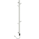 CERANO - Elektrický sušák ručníků Ramus, s displejem - 160W - bílá matná - 1400x30 mm CER-683551