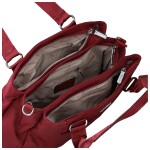 Stylová dámská nylonová kabelka do ruky Elke, červená