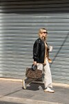 Nákupní taška Reisenthel Loopshopper M Leo fake fur