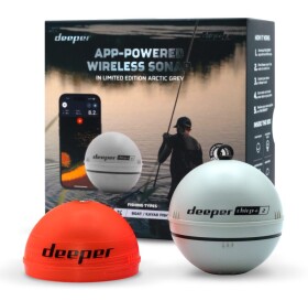 Deeper Nahazovací sonar Fishfinder CHIRP+ 2 Arctic Grey Limited Edition