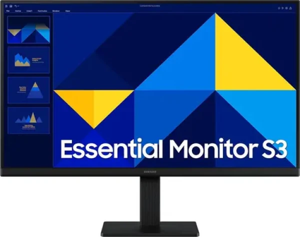27" SAMSUNG Essential S30GD / IPS / 1920 x 1080 / 16:9 / 5ms / 1000:1 / 250cd / HDMI+VGA (LS27D300GAUXEN)