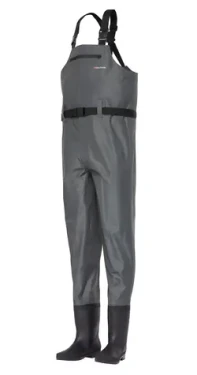ABU GARCIA Prsačky Nylon Chest Waders 40/41 / nylon / PVC boty s výstupkovou podrážkou