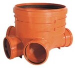 MIDAS Dno šachtové DN 400/300 sběrné ,s těsněním, z PP