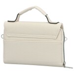 Stylová dámská koženková mini crossbody kabelka Milax, krémová