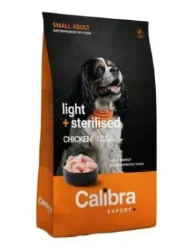 Calibra Dog EXPERT+ Adult Small Light+Sterilised kuřecí 1,5 kg / Granule pro psy / sterilizovaní a nadváha