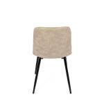 Jídelní židle, béžová, látka vintage, CT-281 CRM3