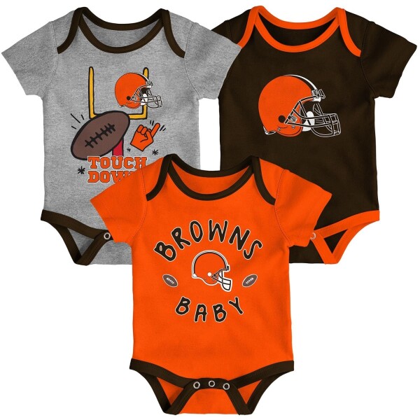 Outerstuff Dětské body Cleveland Browns NFL Champ Baby Body-Set (3 ks)