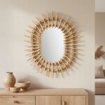 REA - Nástěnné zrcadlo Boho 57CM QDJ5749 HOM-02819