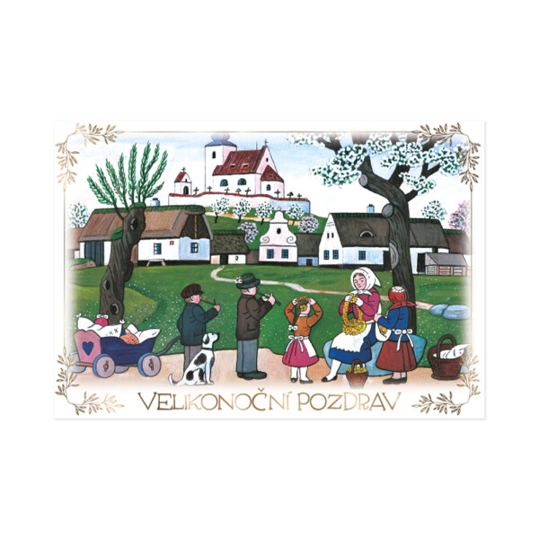 Velikonoční přání Josef Lada - Pozdrav - Albi