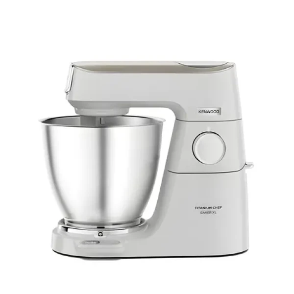 Kenwood Titanium Chef Baker XL bílá / Kuchyňský robot / 1200 W / 7 l / regulace rychlosti / vestavěná váha (KVL65.001WHa)