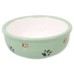 Magic Cat Miska keramická kočicí tlapka zelená 13x5cm 330ml (453-80922)