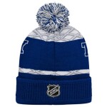 Outerstuff Dětská zimní čepice Tampa Bay Lightning NHL Puck Pattern Cuffed Pom