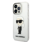 Pouzdro Karl Lagerfeld IML Ikonik NFT iPhone 14 Pro Max čiré