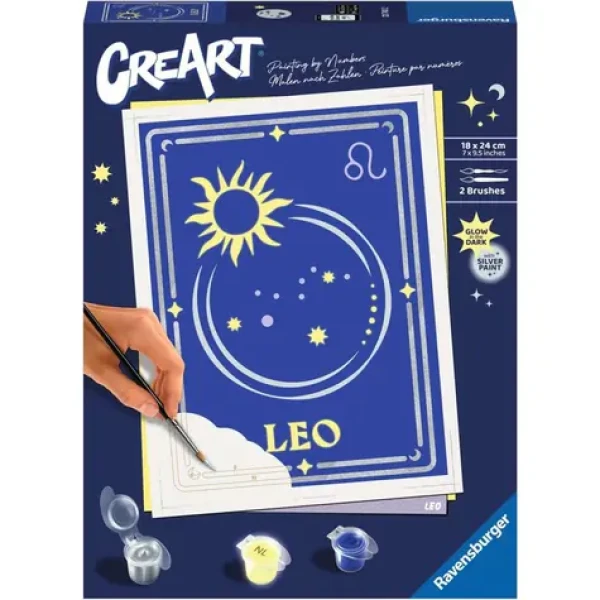 Ravensburger CreArt Znamení Lev – malování podle čísel