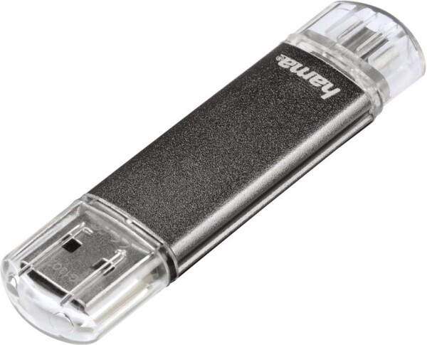 Hama Usb flash disk "Laeta Twin" 32 Gb 10 šedá