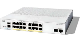 Cisco Catalyst C1200-16P-2G / Switch / 16x GLAN PoE+ / 2x SFP+ / 200W / Fanless (C1200-16P-2G)