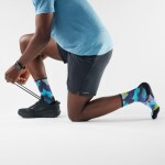 Unisex merino běžecké ponožky SMARTWOOL Trail Run Targeted Cushion Summit Sector, Nightfall Blue velikost: 42-45 (L)