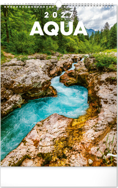 Kalendář 2027 nástěnný: Voda, 33 x 46 cm