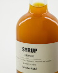 Nicolas Vahé Pomerančový sirup 200 ml, oranžová barva, sklo