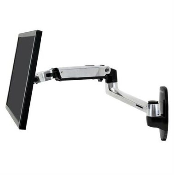 ERGOTRON LX Wall Mount Arm, Polished Aluminum - nástěnný držák, max. 34 LCD (45-243-026)